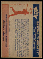 1959 Fleer Ted Williams #74 Here's How! Excellent 