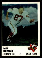 1961 Fleer #208 Mel Branch Ex-Mint  ID: 271210