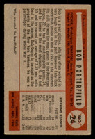 1954 Bowman #24 Bob Porterfield Excellent  ID: 299211