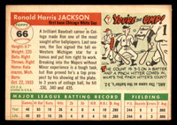 1955 Topps #66 Ron Jackson Excellent RC Rookie  ID: 296397