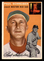 1954 Topps #217 Paul Schreiber CO VG-EX RC Rookie 