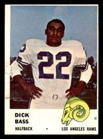 1961 Fleer #101 Dick Bass Ex-Mint RC Rookie 