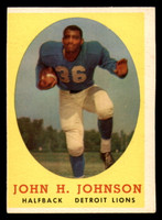 1958 Topps #75 John Henry Johnson Excellent  ID: 270118