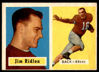 1957 Topps #139 Jim Ridlon DP Excellent+ RC Rookie  ID: 252612