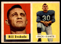 1957 Topps #153 Bill Svoboda DP Excellent+ RC Rookie 