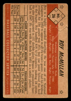 1953 Bowman Color #26 Roy McMillan Poor 