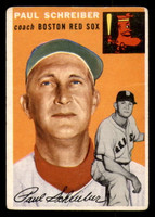 1954 Topps #217 Paul Schreiber CO Very Good RC Rookie  ID: 298742