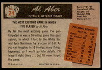 1955 Bowman #24 Al Aber Very Good  ID: 255242