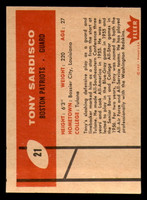 1960 Fleer #21 Tony Sardisco Near Mint  ID: 270864