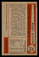 1954 Bowman #111 Murry Dickson Very Good  ID: 299297