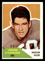 1960 Fleer #107 John Carson Near Mint 