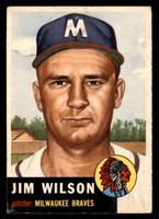 1953 Topps #208 Jim Wilson Poor  ID: 296115