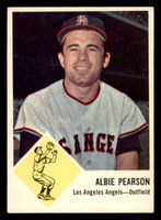 1963 Fleer #19 Albie Pearson Very Good  ID: 281554