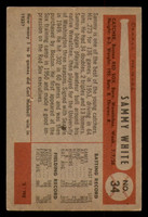 1954 Bowman #34 Sammy White Very Good  ID: 299221