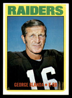 1972 Topps #235 George Blanda Very Good  ID: 270820
