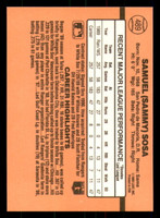 1990 Donruss #489 Sammy Sosa NM-Mint RC Rookie  ID: 271609