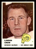 1961 Fleer #105 Lindon Crow Ex-Mint  ID: 271111