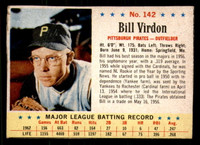 1963 Post Cereal #142 Bill Virdon Excellent+  ID: 281115