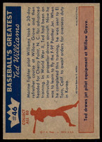 1959 Fleer Ted Williams #46 1952 - Ready For Combat Near Mint 