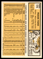 1963 Topps #476 Frank Funk Excellent+ 