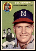 1954 Topps #12 Del Crandall Excellent+  ID: 219388