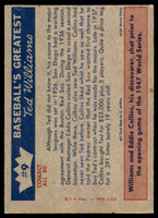 1959 Fleer Ted Williams #9 1937 - First Step To The Majors Ex-Mint 