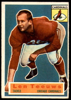 1956 Topps #46 Len Teeuws Excellent RC Rookie SP 