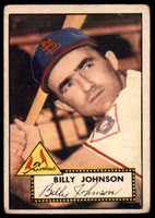 1952 Topps #83 Billy Johnson Very Good  ID: 237194