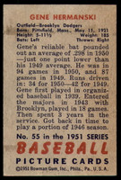 1951 Bowman #55 Gene Hermanski Excellent+  ID: 209852