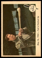1959 Fleer Ted Williams #51 May 16, 1954 Ted Is Patched Up Ex-Mint  ID: 202450