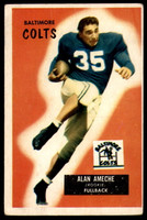 1955 Bowman #8 Alan Ameche G-VG RC Rookie 