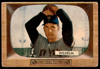 1955 Bowman #1 Hoyt Wilhelm UER Poor  ID: 241029