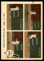 1959 Fleer Ted Williams #40 Ted Crashes Into Wall Ex-Mint  ID: 235176