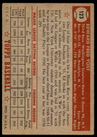 1952 Topps #123 Eddie Yost Good  ID: 249541