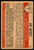1953 Bowman Color #2 Vic Wertz Very Good  ID: 237306