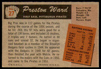1955 Bowman #27 Preston Ward Excellent+  ID: 220258
