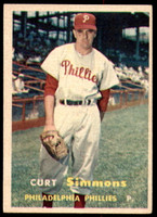 1957 Topps #158 Curt Simmons Excellent+  ID: 221034