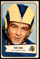 1954 Bowman #20 Tom Fears Very Good  ID: 222102