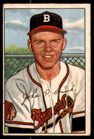 1952 Bowman #192 John Cusick Excellent+ RC Rookie  ID: 214464