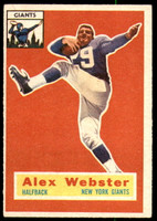 1956 Topps #5 Alex Webster Excellent+ RC Rookie 