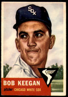 1953 Topps #196 Bob Keegan Very Good RC Rookie  ID: 237279