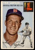 1954 Topps #66 Ted Lepcio Very Good  ID: 237498