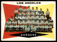 1960 Topps #18 Dodgers Team Checklist 1-88 Marked  ID: 224972