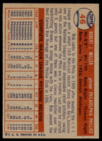 1957 Topps #46 Bob Miller Ex-Mint  ID: 220955