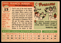 1955 Topps #13 Fred Marsh Excellent+  ID: 238357