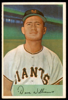 1954 Bowman #9 Dave Williams Excellent+  ID: 237633