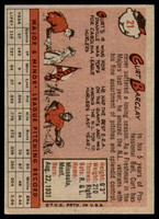 1958 Topps #21 Curt Barclay Excellent+  ID: 228955