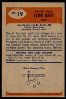 1955 Bowman #19 Leon Hart Excellent+  ID: 227953