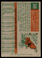 1959 Topps #349 Hoyt Wilhelm UER Very Good  ID: 214931