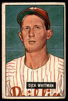 1951 Bowman #221 Dick Whitman Very Good RC Rookie 
